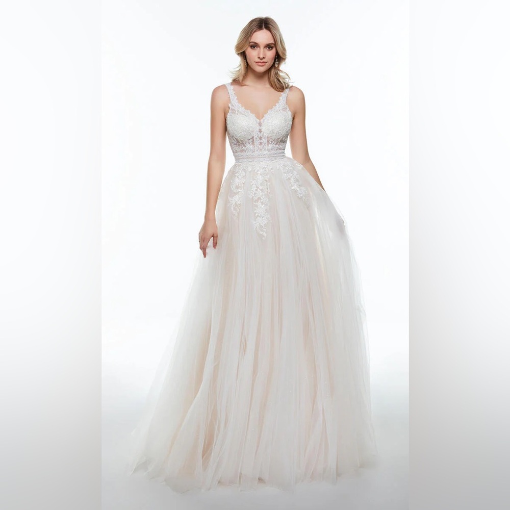 Alyce Paris 61018 Ivory Malibu Prom Formal Gown